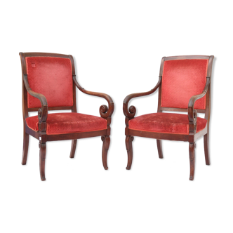 Pair of lacrosse chairs