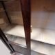 Mahogany veneer display cabinet from the 19th century - Louis Philippe style