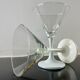 Vintage cocktail glass couple