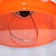 Hanging rises and drops vintage orange opaline