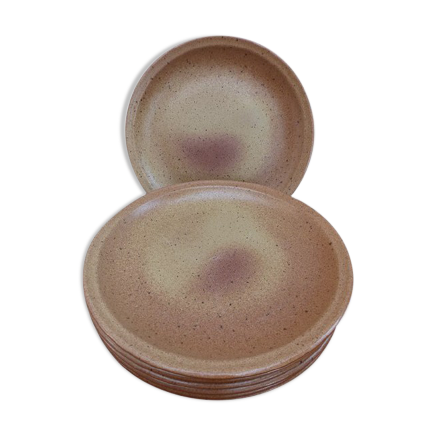 Flat plates in real sandstone