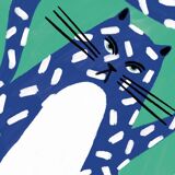 The cat - a4 illustration