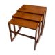 Danish trundle tables in teak BR Gelsted from the 60s