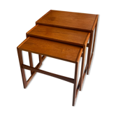 Danish trundle tables in teak BR Gelsted from the 60s