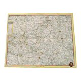 Map Shell Auvergne Cévennes 1959