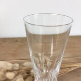 Champagne flutes Cristal d'Arques model "Versailles"
