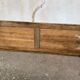 Painted fir wall paneling