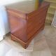 Beautiful Louis Philippe chest of drawers with 4 drawers - 3 locks - in cherry wood - 1980s