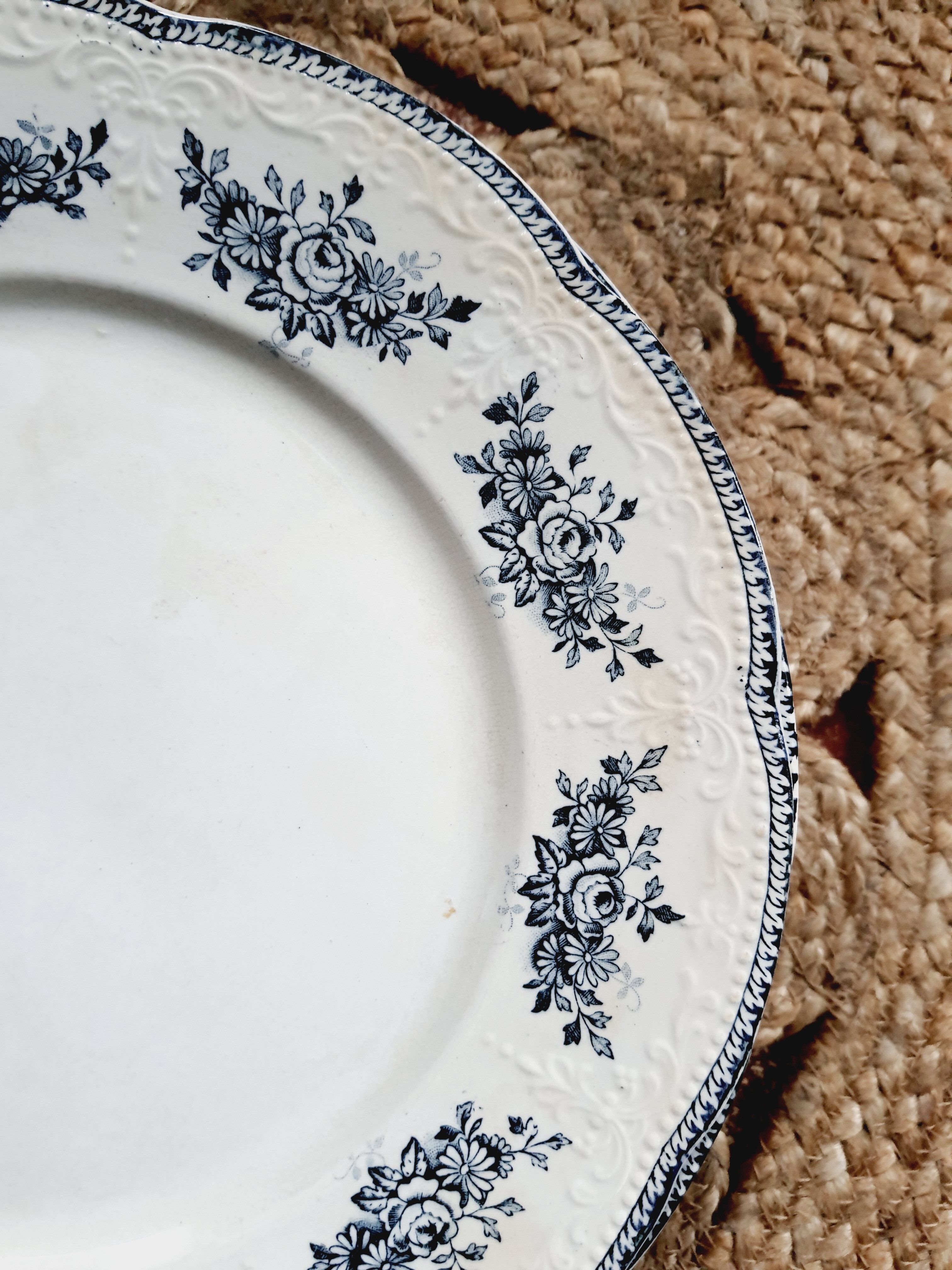 Lot 10 Flat plates Badonviller Richelieu model