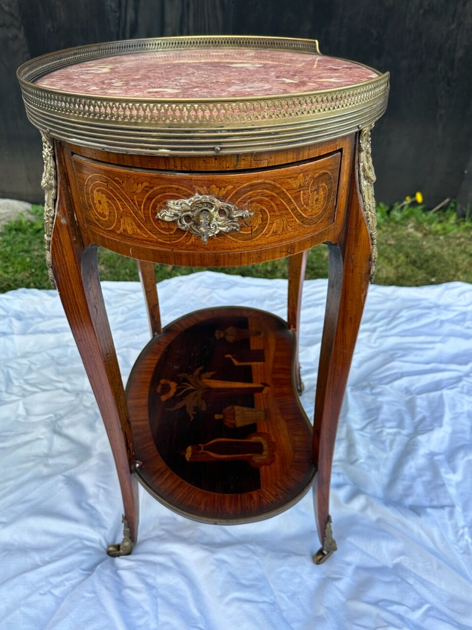 Console table called Cabaret Louis XVI style writing desk