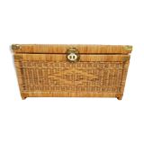 70s wicker malle
