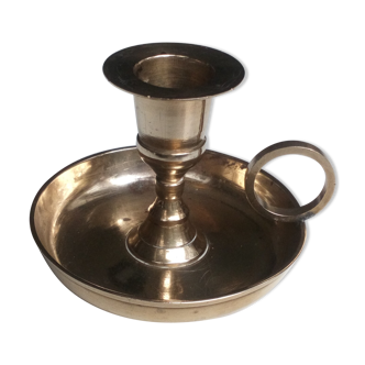 Brass taper candleholder