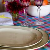 Service dish of the hotel "Grand Hotel Nationale" Lucerne Switzerland of the Buchecker & C manufacture