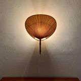 Uchiwa III bamboo wall lamp by Ingo Maurer for Design M