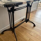 Old marble bistro table