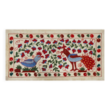 Hand-knotted rug, vintage Turkish rug 50x96 cm