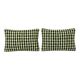 Set of 2 vintage kilim cushion covers 41x61 cm