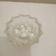 Metal base glass candle holder