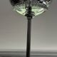 Murano crystal chandelier black lampshade