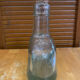Bouteille Ancienne Verre Bullé + Bouchon Liège Vintage #E349