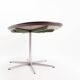 Star-shaped dining table with 6 branches by Arne Jacobsen for Fritz Hansen, 1970s.