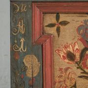 Antique wedding chest painted in pine – Austro-Hungarian Empire, Year 1775