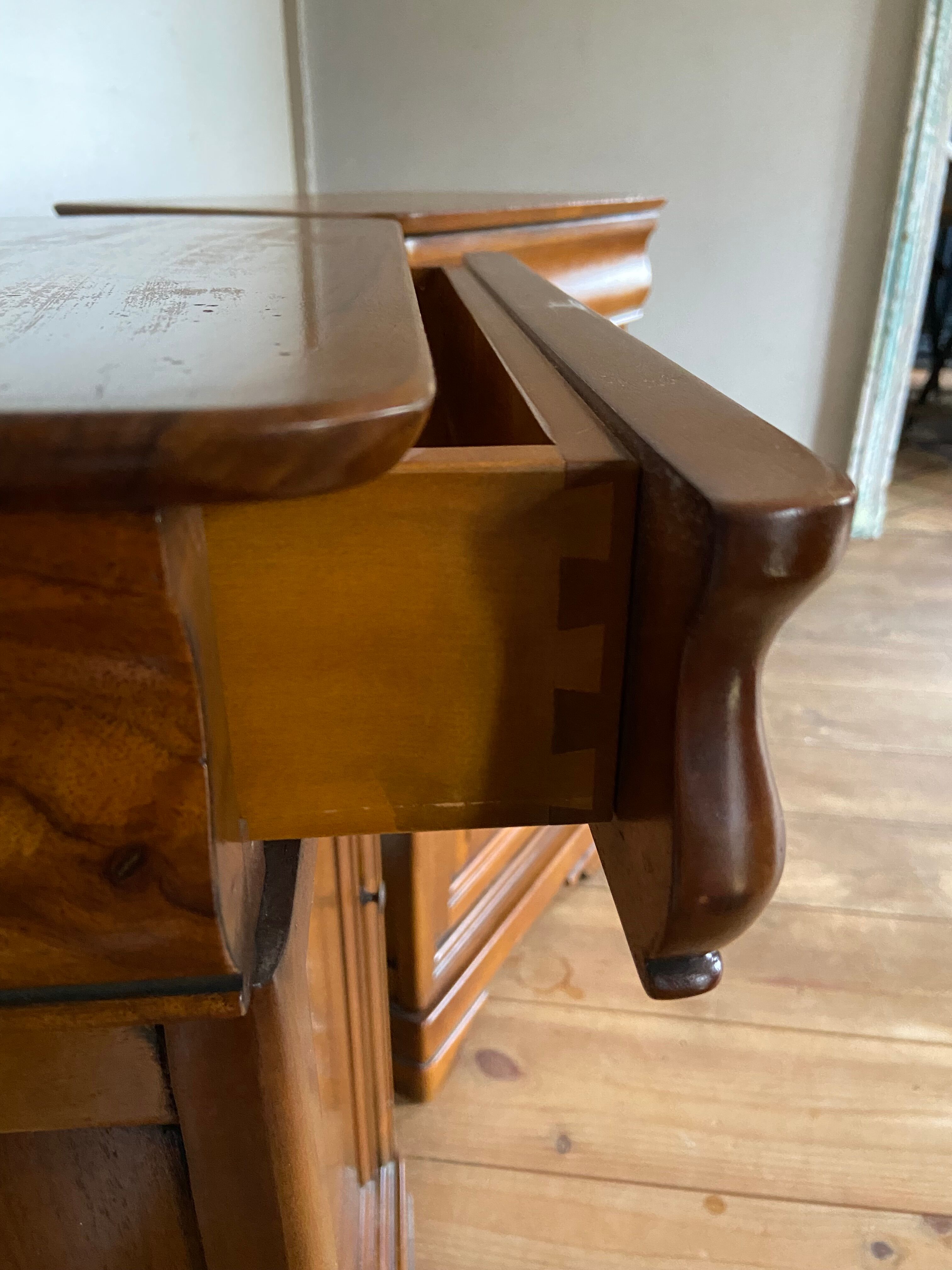 Pair of bedside tables Louis Philippe style