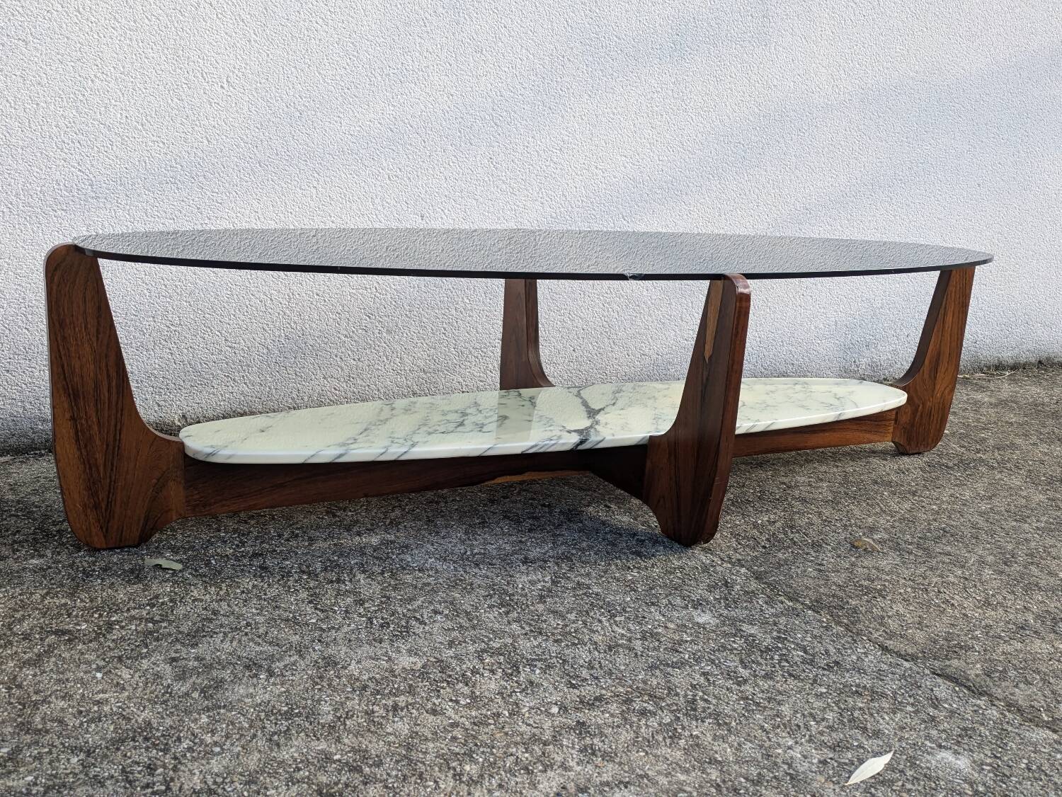 Coffee table by Hugues Poignant, 1960/70 vintage, France, Design