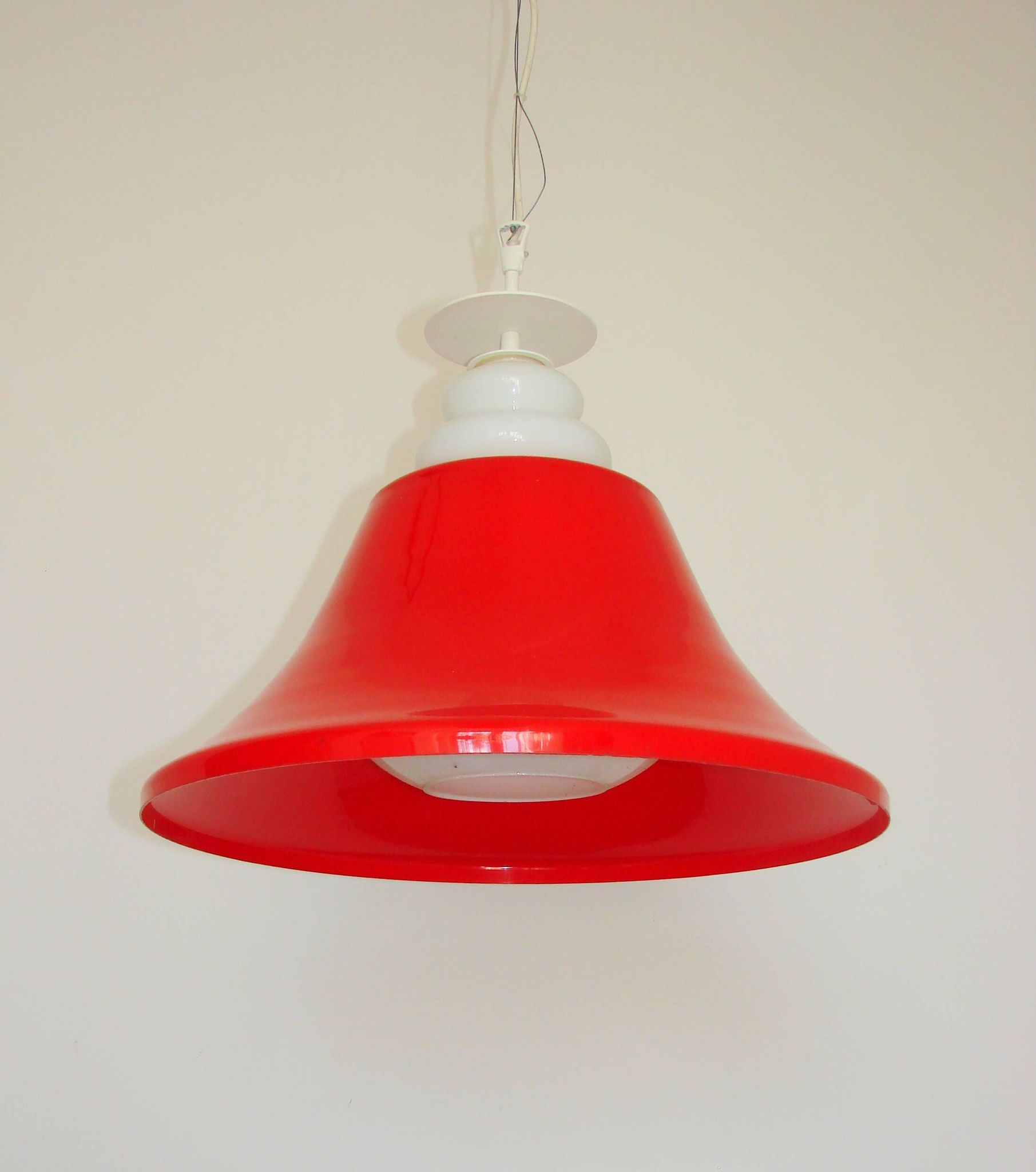 Suspension lumineuse Space Age, années 1970