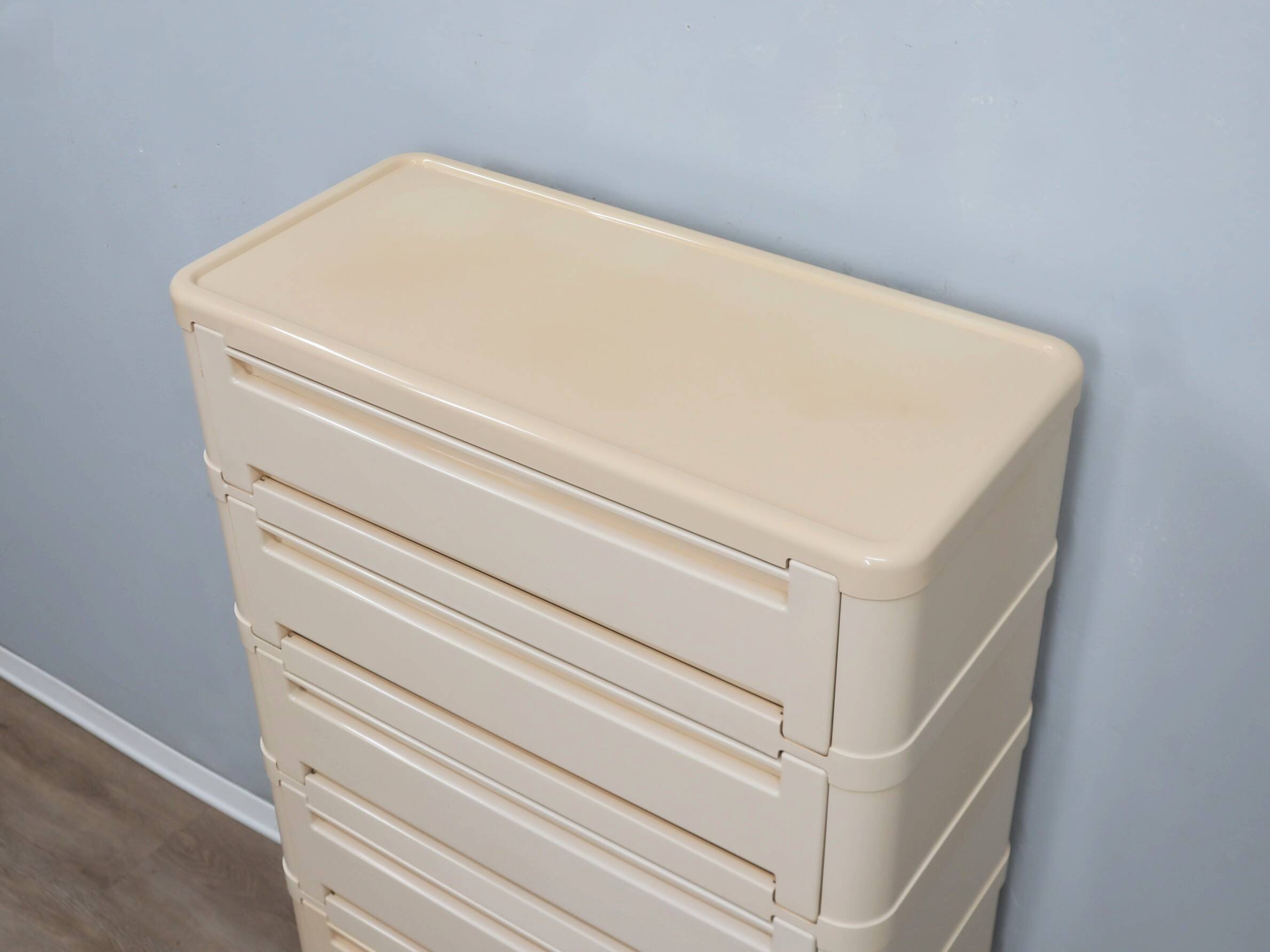 Système de rangement modulaire Kartell 4963 par Olaf Von Bohr années 1970