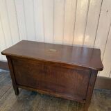 Old wooden chest from a rectory.