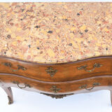 Curved chest of drawers