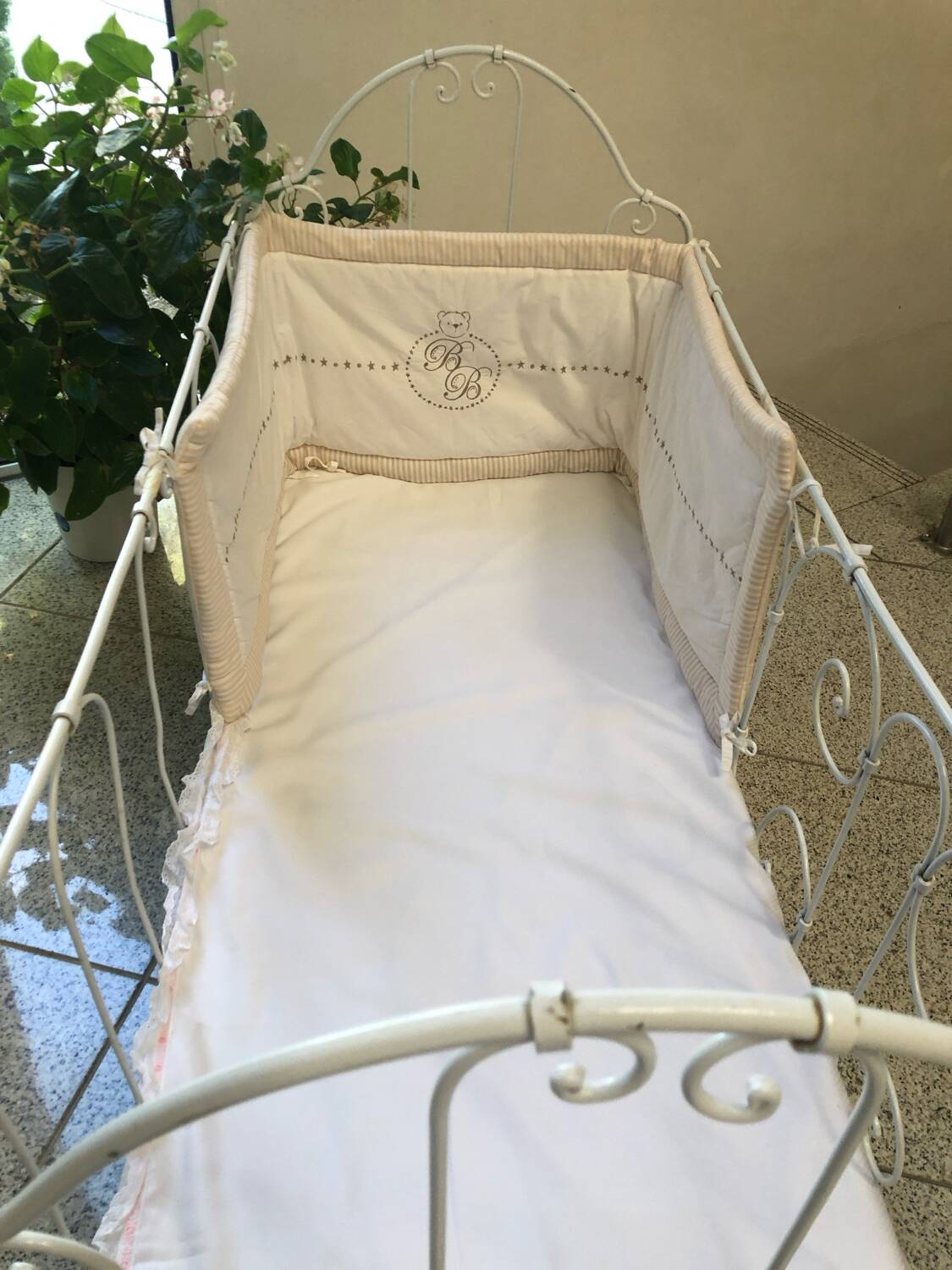 Wrought iron bed for children