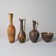 Collection of 4 Ceramic Vases by Gunnar Nylund Rörstrand Sweden, 1950s