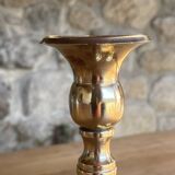Paire de bougeoirs en laiton
