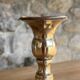 Pair of brass candlesticks