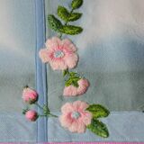 Hand embroidered tablecloth