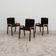3 chaises Mod. Dilos Guido Faleschini I4 Mariani, années 1970