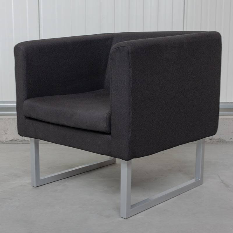 Punta Direction individual sofa from Sokoa in black fabric