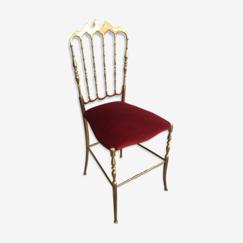 Chaise Chiavari en laiton