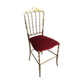 Chiavari brass chair