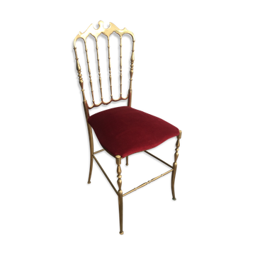 Chaise Chiavari en laiton