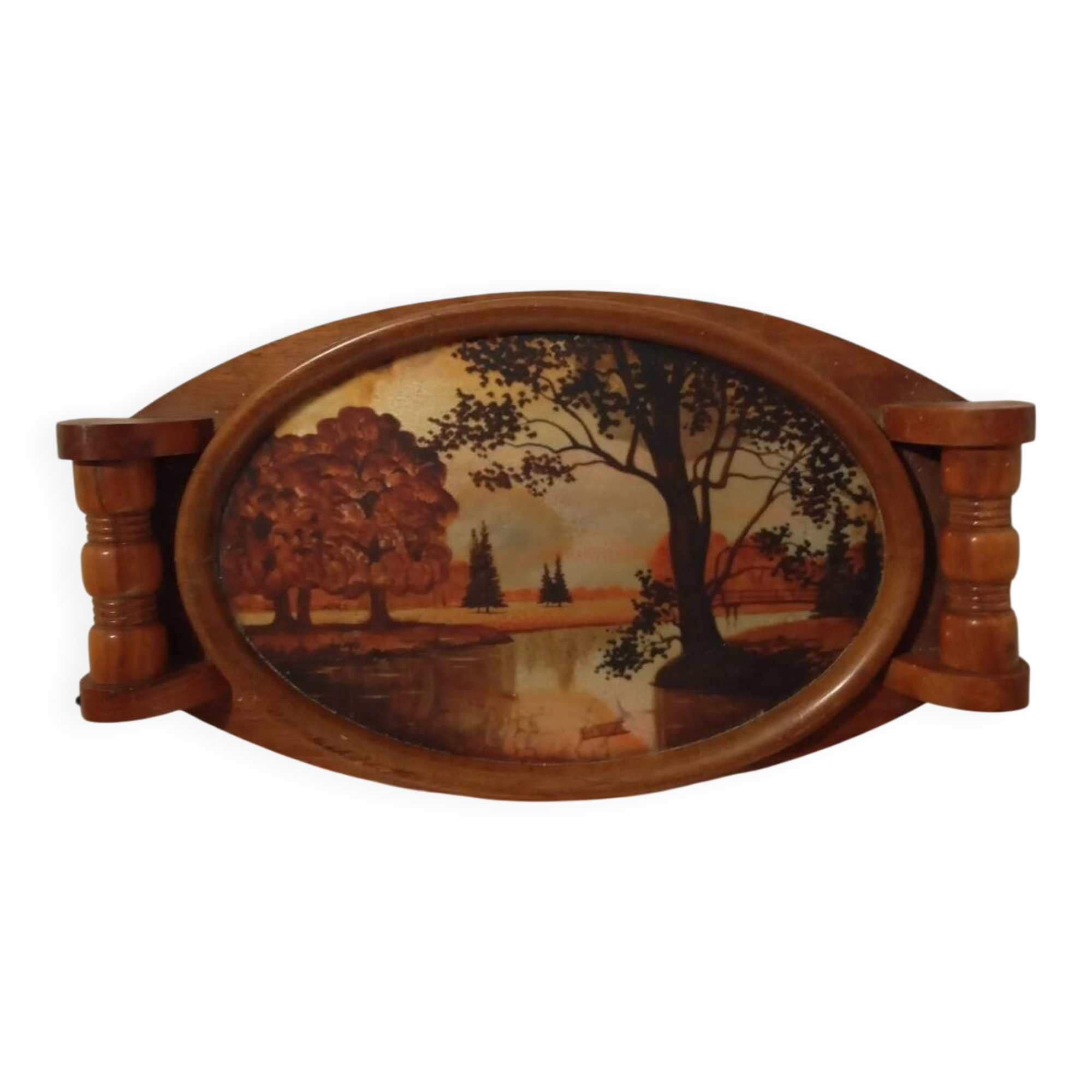 Art Deco plateau signed Germonde