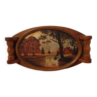 Plateau Art déco signé Germonde