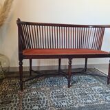 Napoleon bench in velvet 2 seats