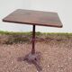 Antique cast iron bistro restaurant pedestal table - 1900s