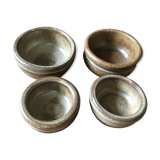 Set de 4 ramequins en grès