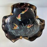 Earthenware bowl decorated with fish Cermonac