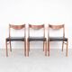 Teak and leather chairs by Arne Wahl Iversen for Glyngøre Stolefabrik, 1960