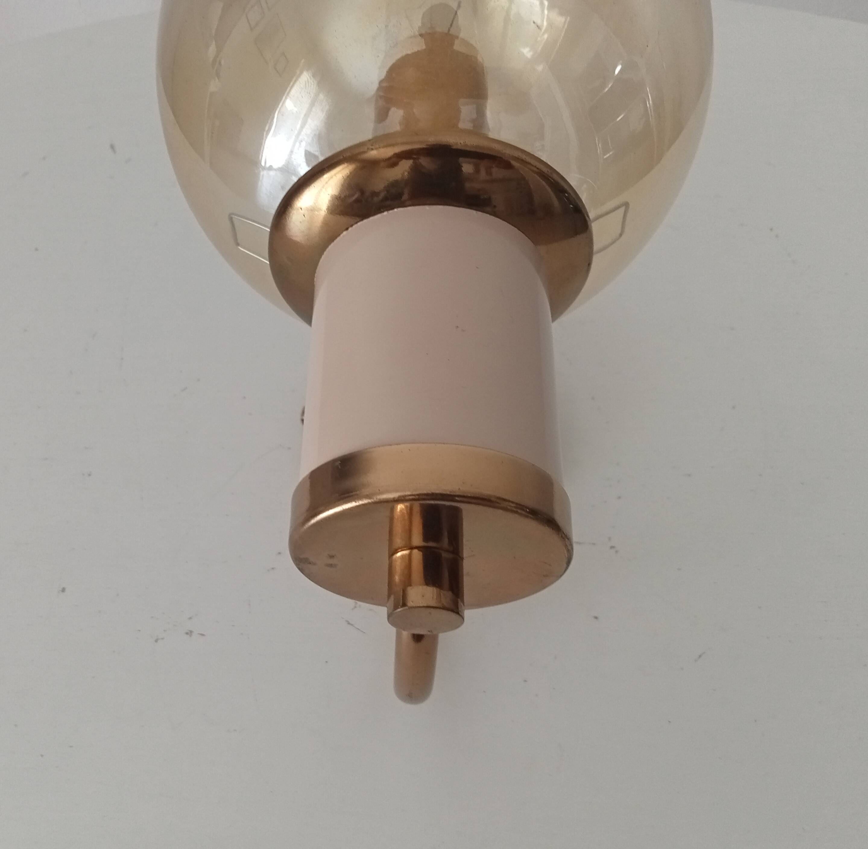 Pair of vintage Maison Delmas wall lights from the 70s